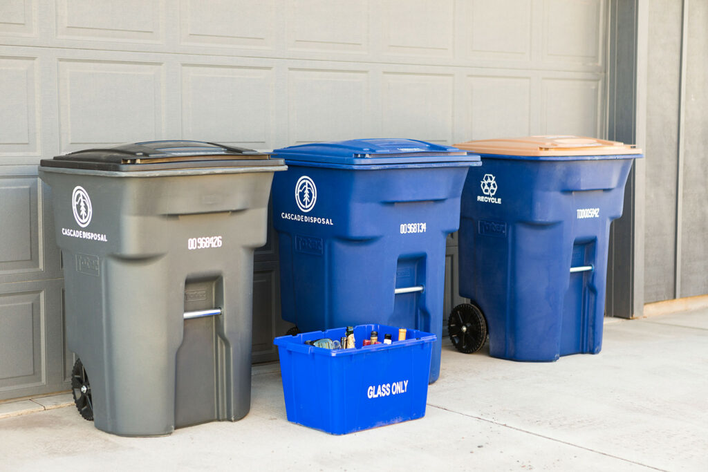 Cascade Disposal recycle bins
